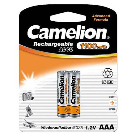 Camelion AAA/HR03, 1100 mAh, baterie akumulatorowe Ni-MH, 2 szt.